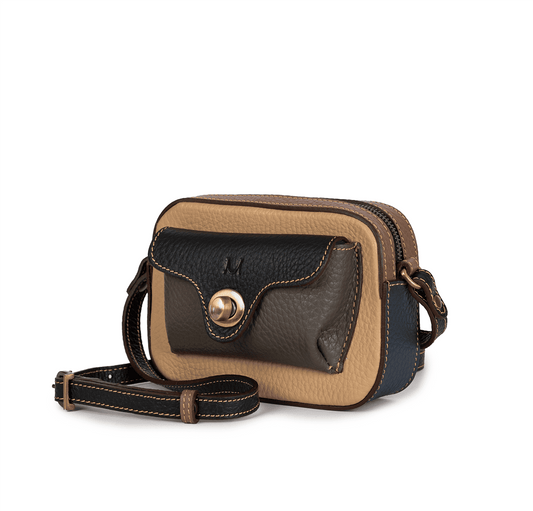 1140 Moments Leather Cross-body Bag with Turnlock