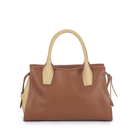 2746 Moments Grained Leather Bag with Front Pocket