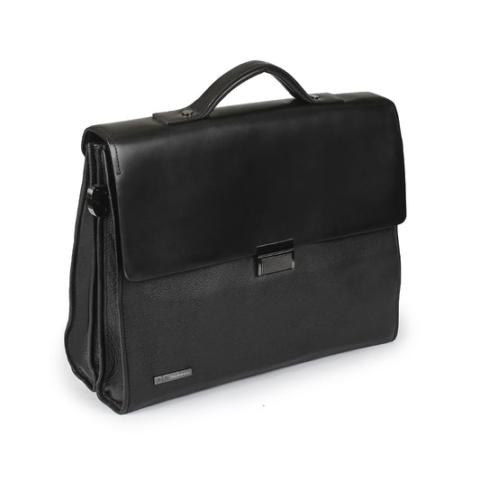 9107 Moments Briefcase in Two-Tone Leather