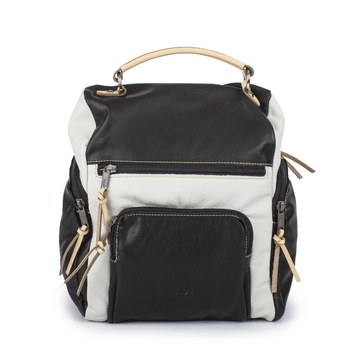 2203 Multicolored Backpack with Front Zip