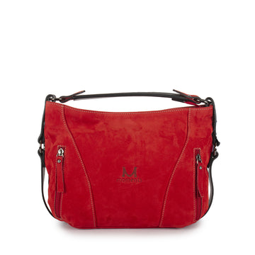 2727 Everyday Crossbody with Double Zip in Nubuck
