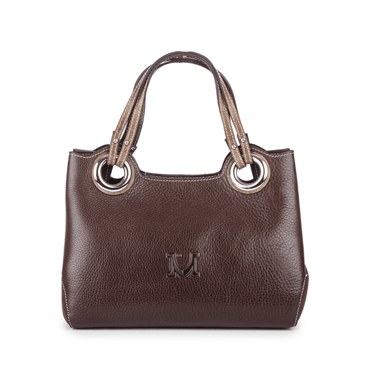 2719 Leather Bag with Double Handle