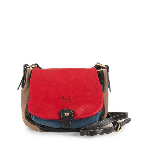 1131 Nubuck Crossbody Bag with Clasp
