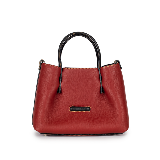 2711 Double Handle Bag with Cross Body Strap