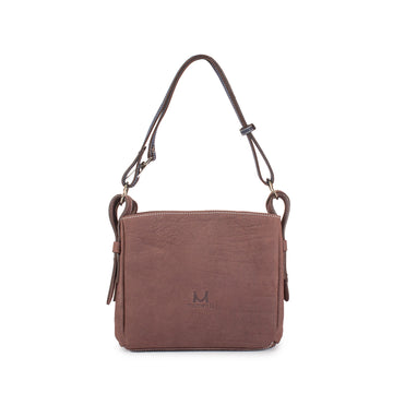 1122 Cross-body Bag with Adjustable Shoulder Strap in Nubuck